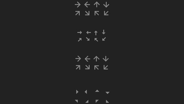 Demo Image: Pure CSS Arrows