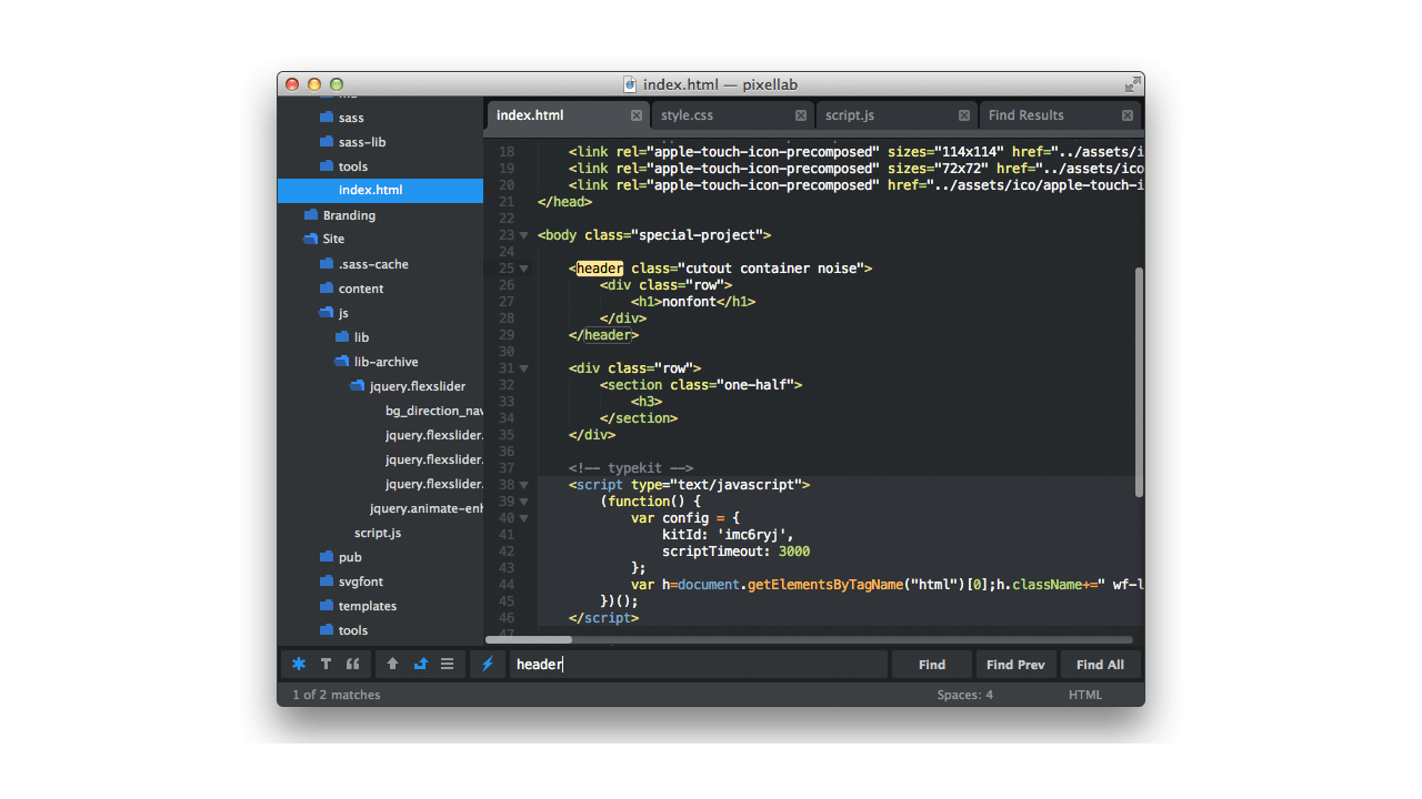 Demo image: Flatland