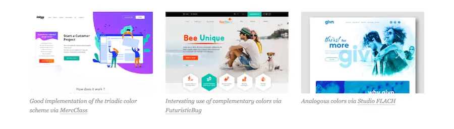 配色结构设计案例