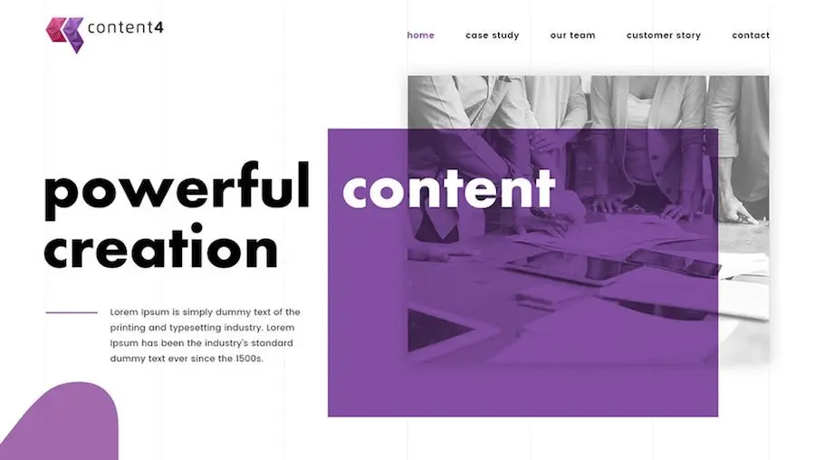 提取原色网页设计案例