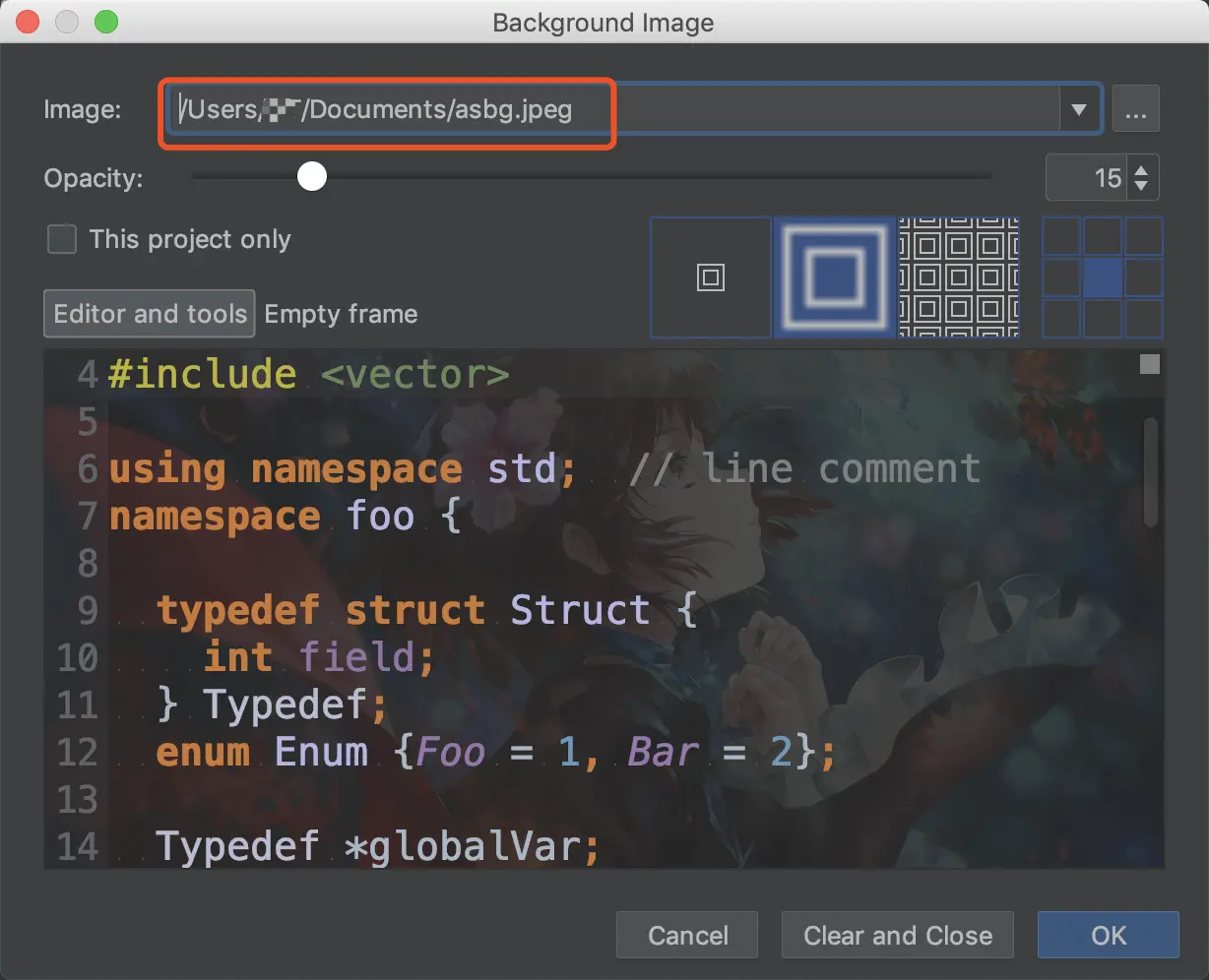 第三部：输入图片所在位置