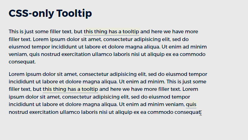 Demo Image: CSS-Only Tooltip