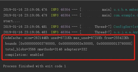 CodeCache out