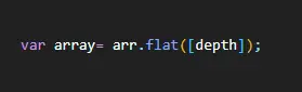 flat()句法