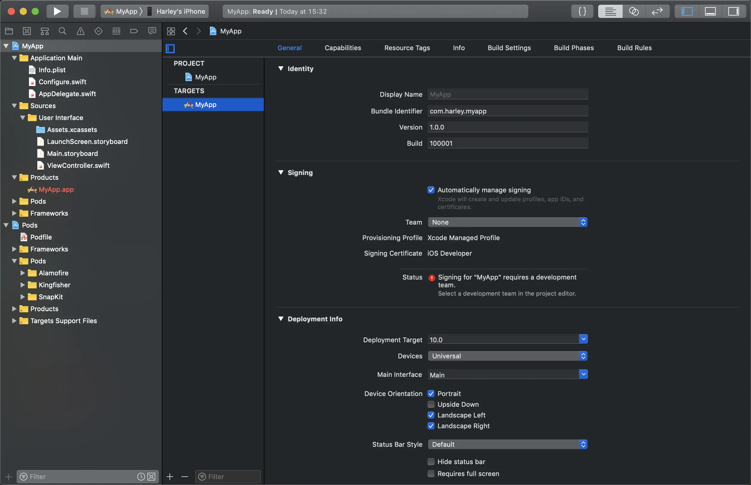 创建完毕的项目