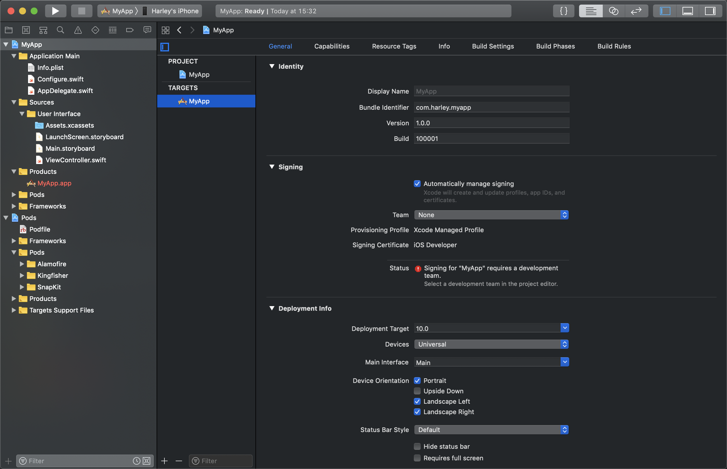 创建完毕的项目
