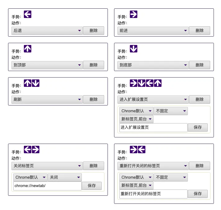 CLEAN crxMouse Gestures