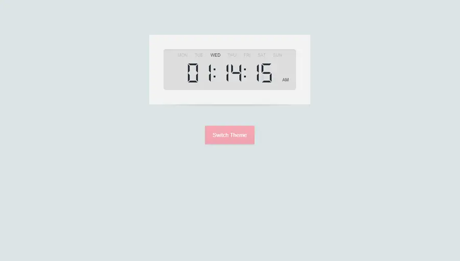 Demo image: Digital Clock