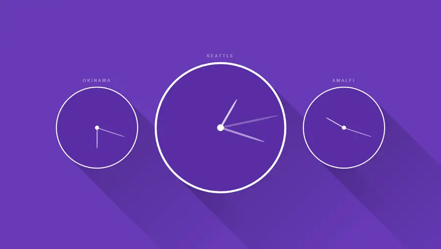 Demo image: Clocks
