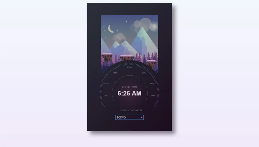 Demo image: Vue Time Comparison