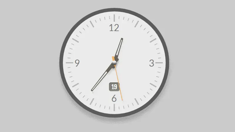 Demo Image: Analog Clock