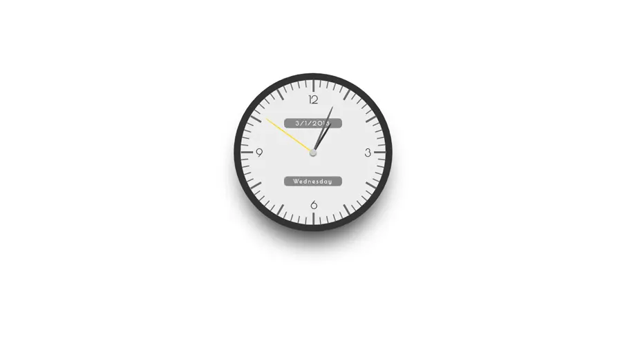 Demo image: Analog Clock