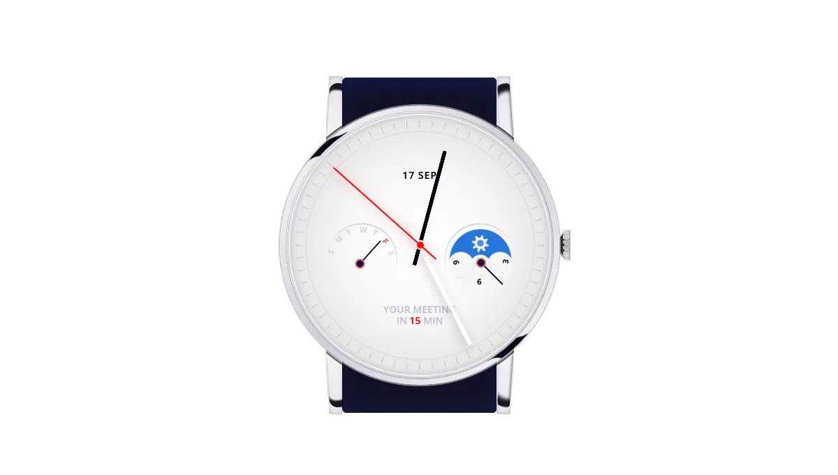 Demo image: CSS Watch Animation