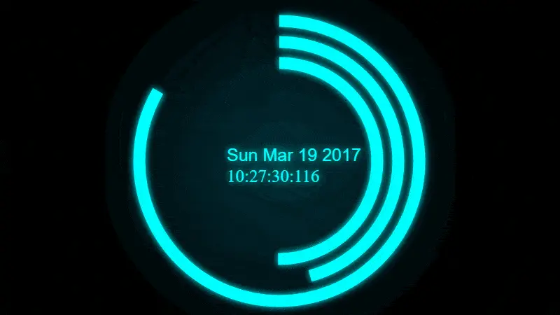 Demo Image: Canvas Clock