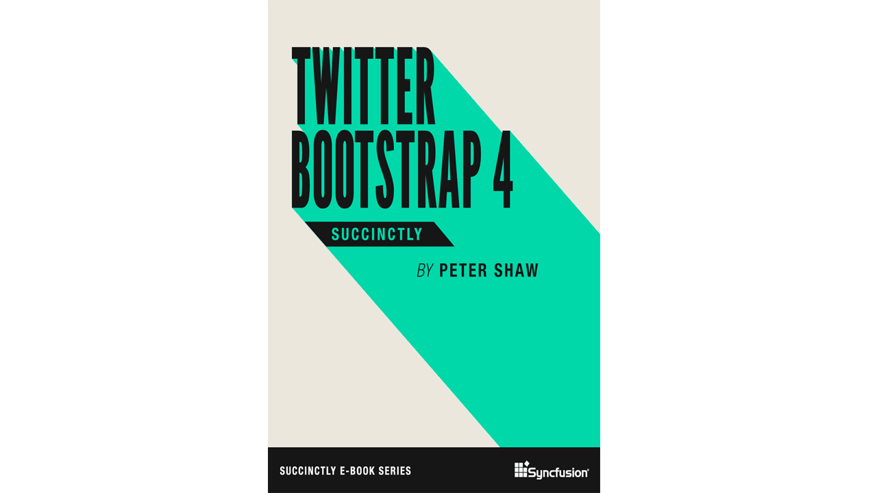 Book image: Twitter Bootstrap 4 Succinctly