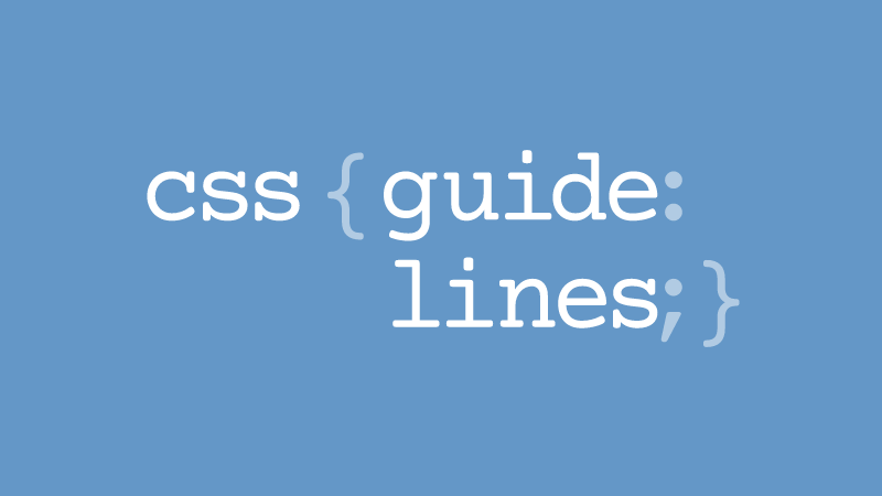 Cover Image: CSS Guidelines