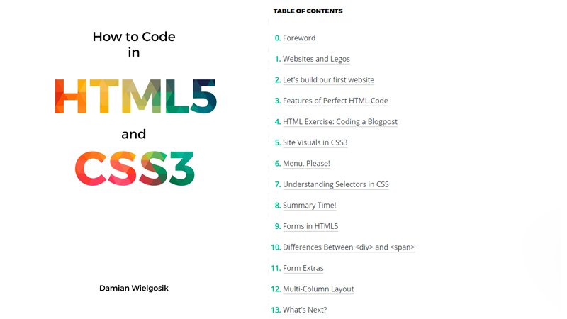 Cover Image: How To Code In HTML5 And CSS3