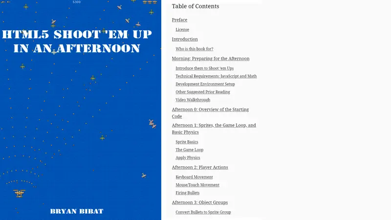 Cover Image: HTML 5 Shoot 'em Up In An Afternoon