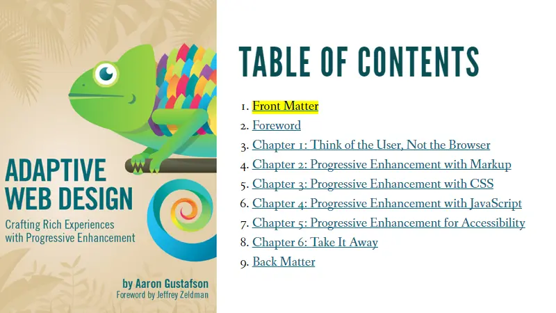 Cover Image: Adaptive Web Design: Crafting Rich Experiences With Progressive Enhancement