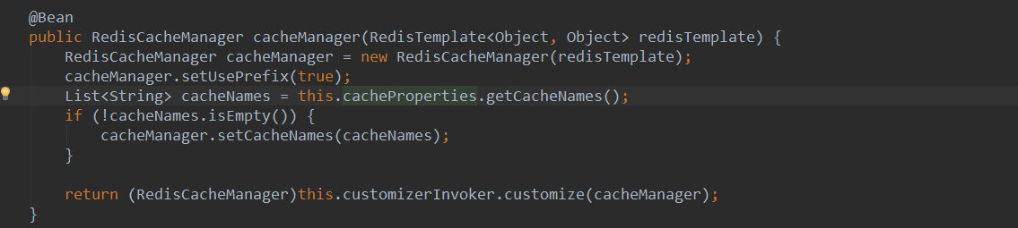 RedisCacheManager 部分源码