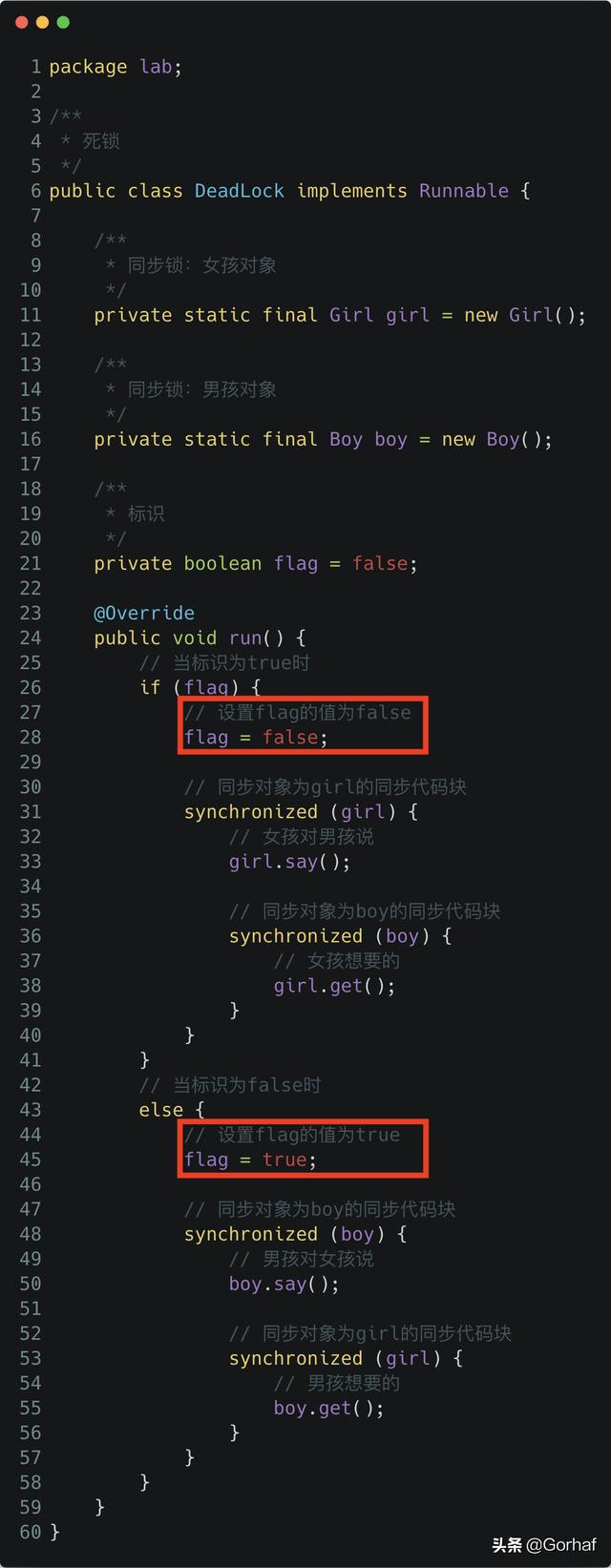 “全栈2019”Java多线程第十九章：死锁详解
