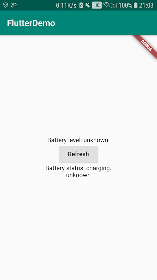 初始显示 unknown