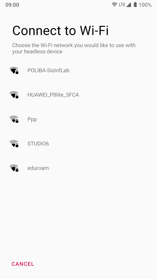 Google Home like WiFi remote configuration for an headless Android device