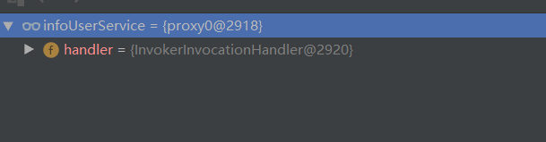 infoUserService代理对象
