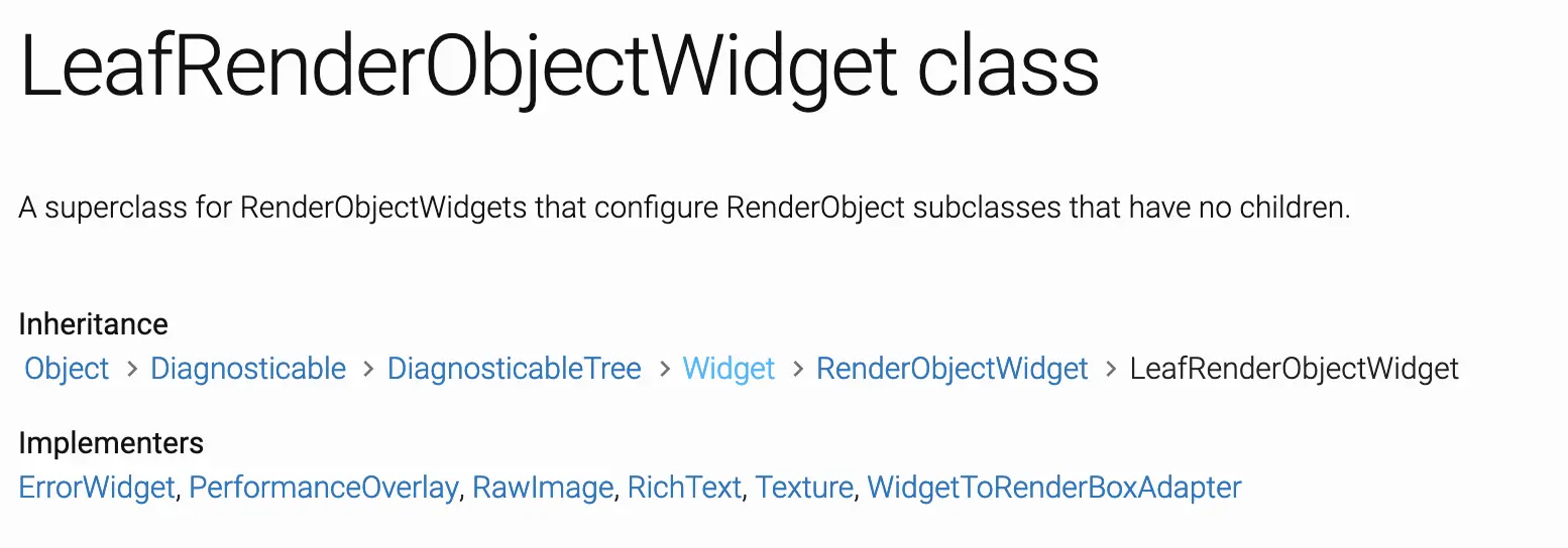 LeafRenderObjectWidget