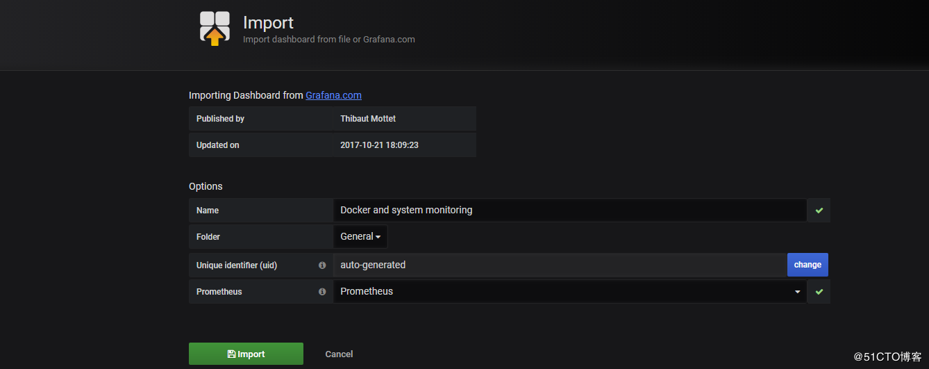 docker-compose快速搭建 Prometheus+Grafana监控系统