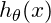 h_\theta(x)
