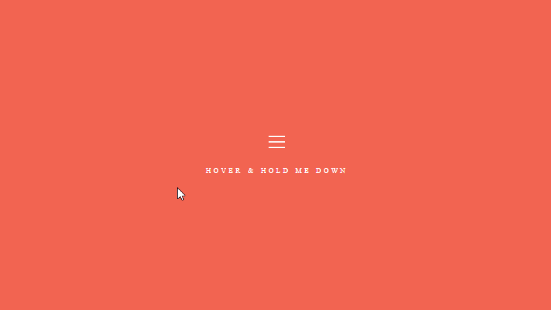 Demo Image: Atomic Hamburger Menu CSS