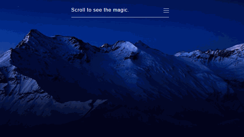 Demo Image: Menu Icon Animation