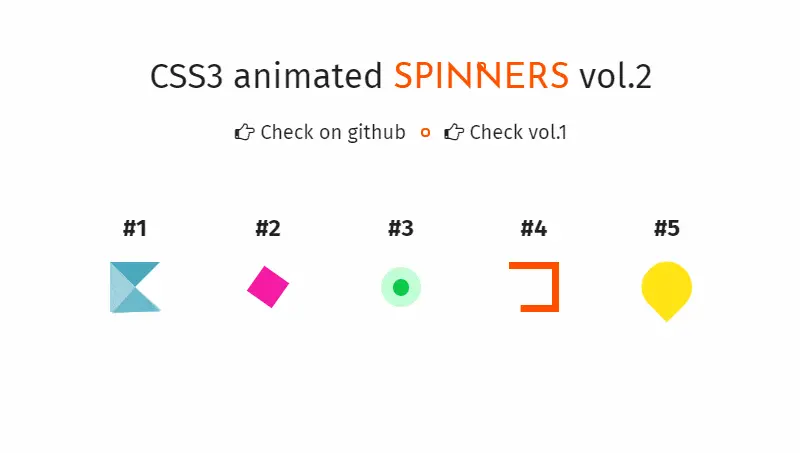 Demo Image: CSS3 Animation Preloaders