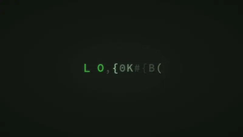 Demo Image: Glitchy Loading Indicator