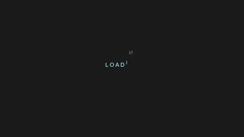 Demo Image: CSS Animated Loader