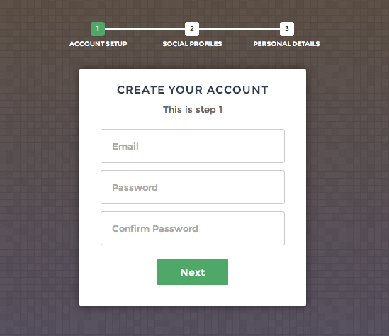表单设计尽量简洁或直接划分成更易查看的小模块