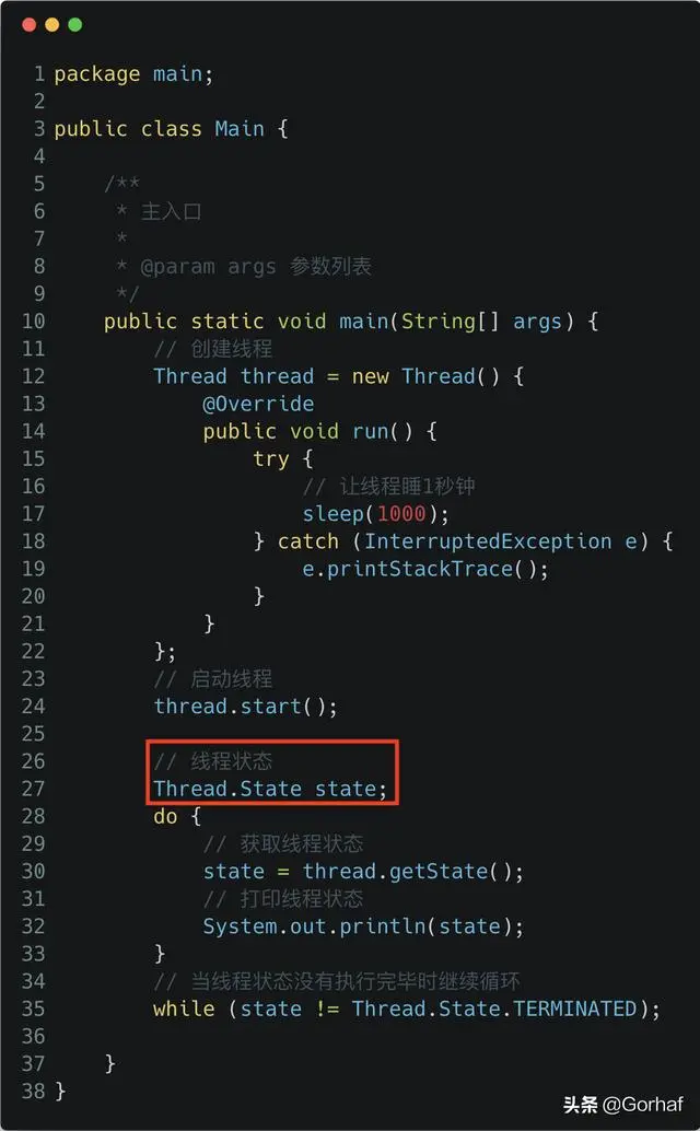 “全栈2019”Java多线程第十章：Thread.State线程状态详解