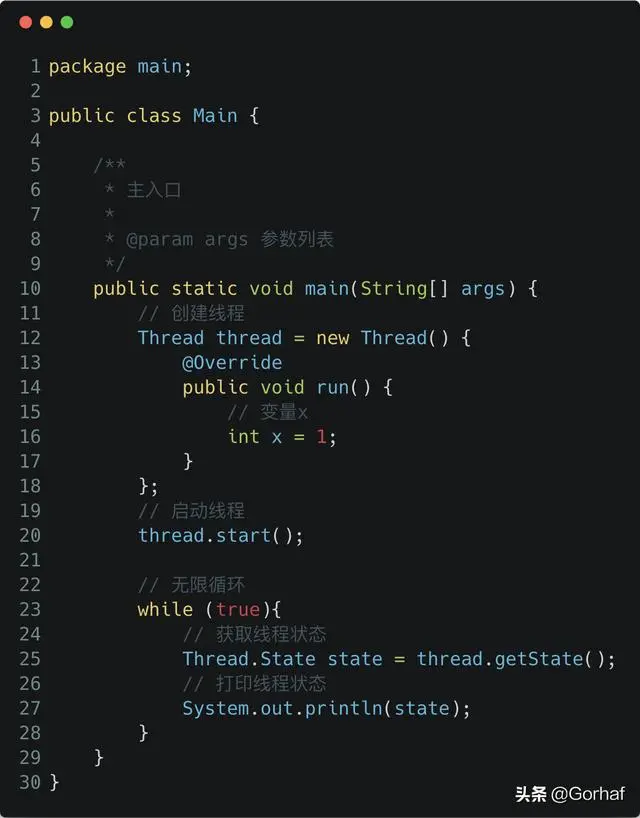 “全栈2019”Java多线程第十章：Thread.State线程状态详解
