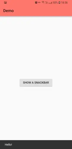 SnackBar