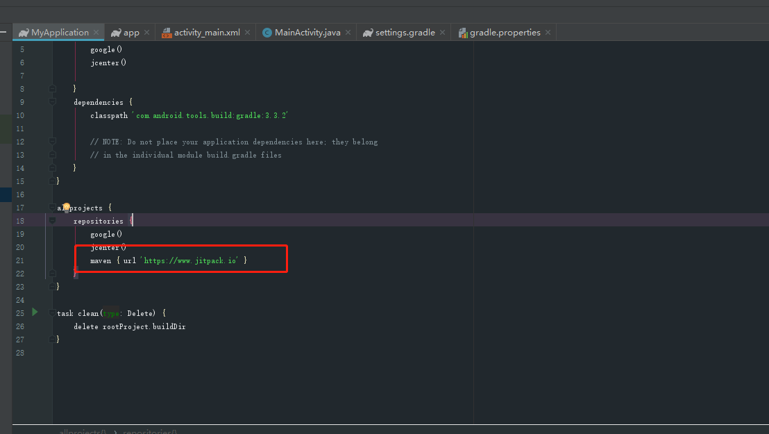 project下build.gradle