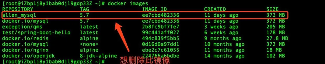 Docker 查看镜像信息