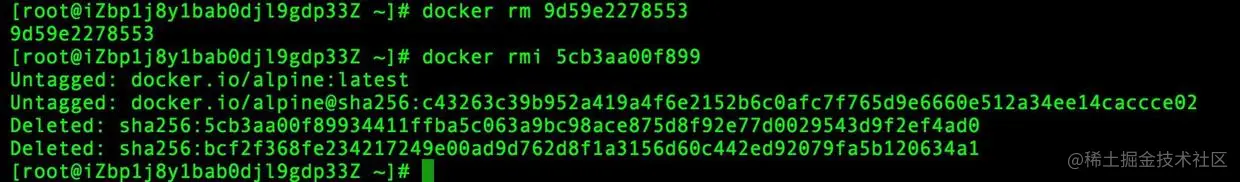Docker 删除镜像
