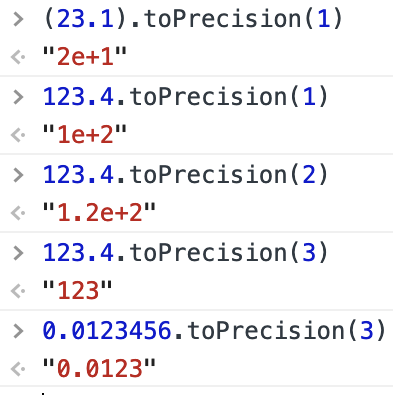 toPrecision
