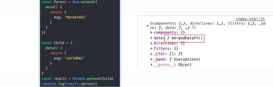 parentVal和childVal都有