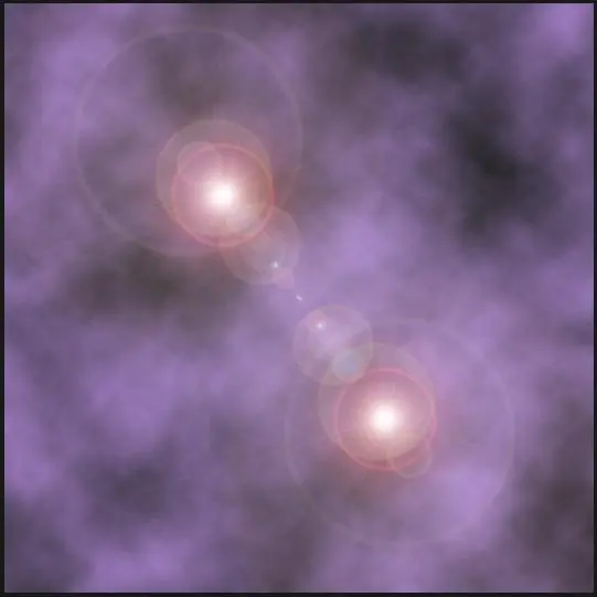 教你如何用ps制作紫色光斑效果