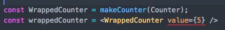 TypeScript compilation error when attempting to set value on the wrapped component