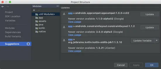 Android Studio3.4新功能和改进