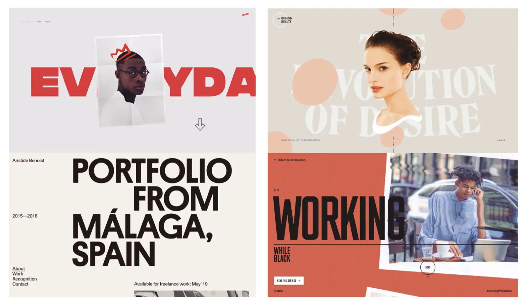 Typography in web design Trends