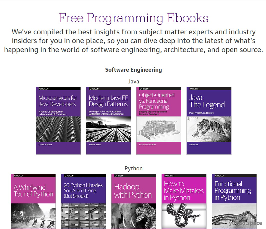 O'Reilly 免费电子书